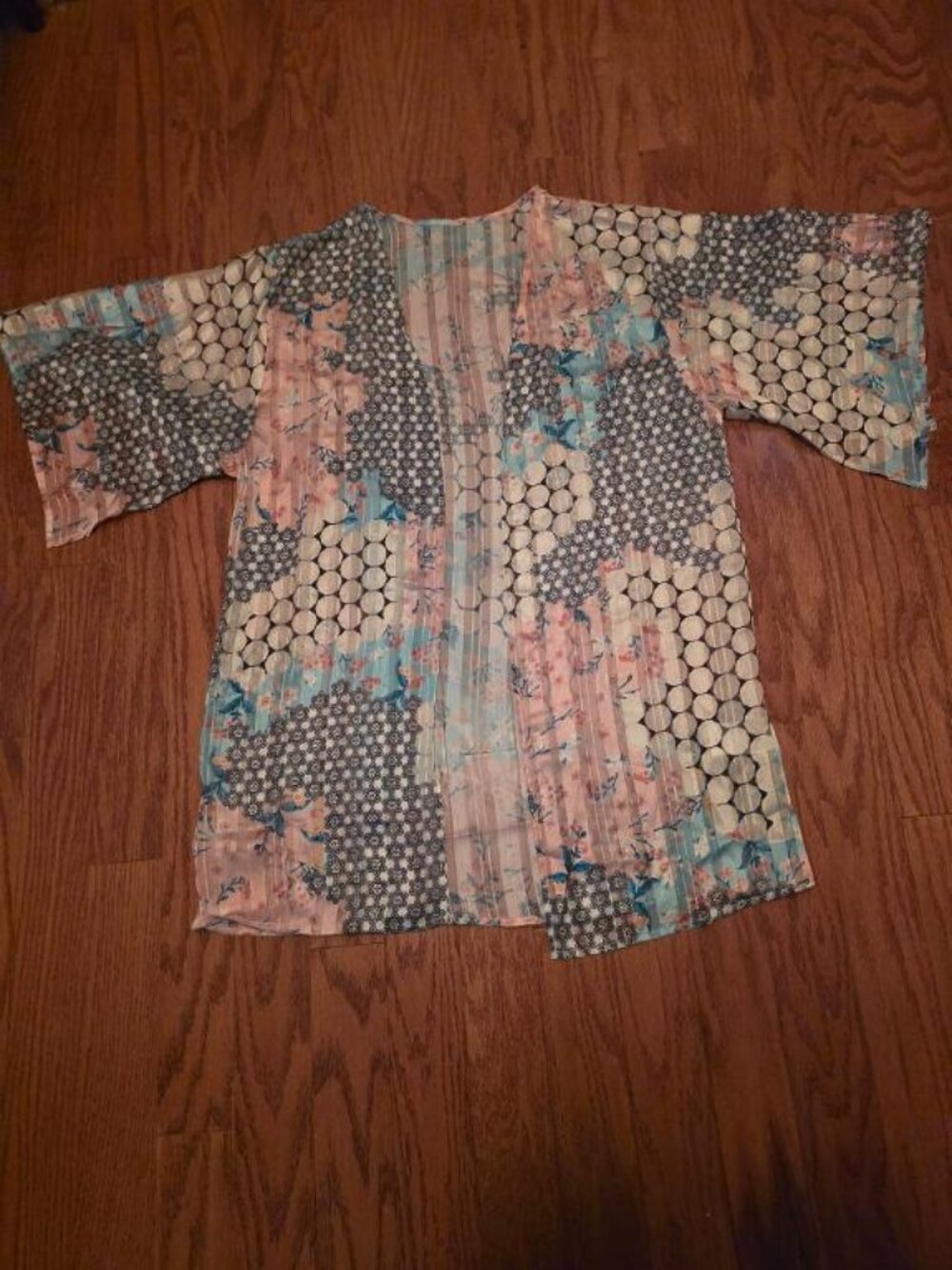 Multi-colored Kimono